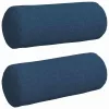 Hengerpárnák 2 pcs Kék Ø 15 x 40 cm szövet