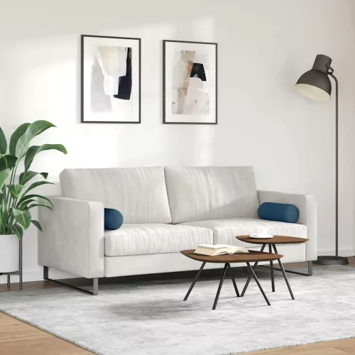 Hengerpárnák 2 pcs Kék Ø 15 x 40 cm szövet