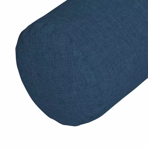Hengerpárnák 2 pcs Kék Ø 15 x 40 cm szövet