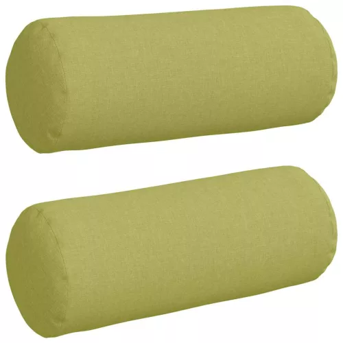 Hengerpárnák 2 pcs Világos zöld Ø 15 x 40 cm szövet