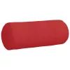 Hengerpárnák 2 pcs Piros Ø 15 x 40 cm szövet