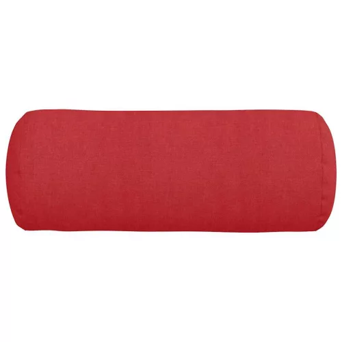 Hengerpárnák 2 pcs Piros Ø 15 x 40 cm szövet