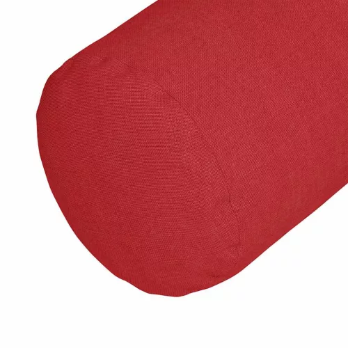 Hengerpárnák 2 pcs Piros Ø 15 x 40 cm szövet
