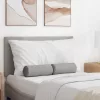 Hengerpárnák 2 pcs Felhőszürke Ø 15 x 40 cm szövet