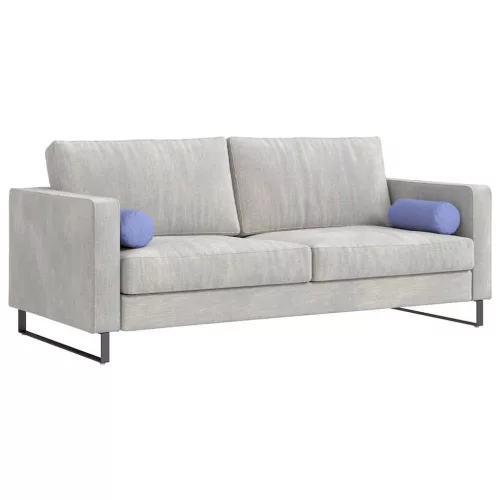 Hengerpárnák 2 pcs Farmerkék Ø 15 x 40 cm szövet