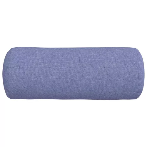 Hengerpárnák 2 pcs Farmerkék Ø 15 x 40 cm szövet