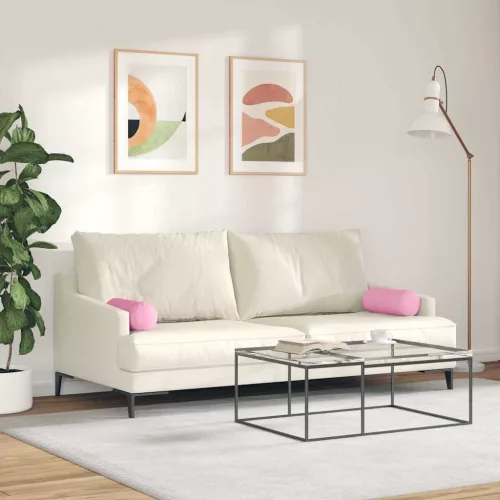 Hengerpárnák 2 pcs Rózsaszín Ø 15 x 40 cm szövet