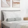 Hengerpárnák 2 pcs Világosszürke Ø 15 x 40 cm Bársonyos szövet