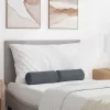 Hengerpárnák 2 pcs Sötétszürke Ø 15 x 40 cm Bársonyos szövet