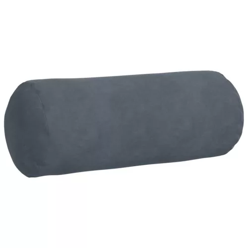 Hengerpárnák 2 pcs Sötétszürke Ø 15 x 40 cm Bársonyos szövet