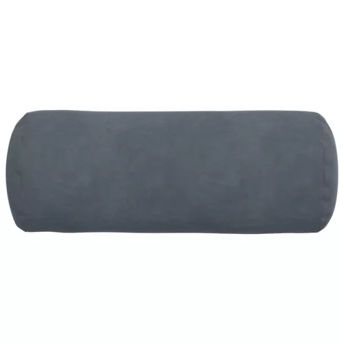 Hengerpárnák 2 pcs Sötétszürke Ø 15 x 40 cm Bársonyos szövet