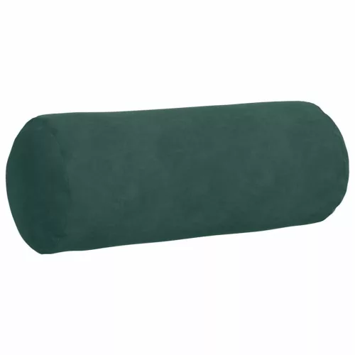 Hengerpárnák 2 pcs Sötétzöld Ø 15 x 40 cm Bársonyos szövet