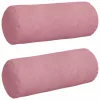 Hengerpárnák 2 pcs Rózsaszín Ø 15 x 40 cm Bársonyos szövet