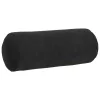 Hengerpárnák 2 pcs Fekete Ø 15 x 40 cm Bársonyos szövet