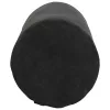 Hengerpárnák 2 pcs Fekete Ø 15 x 40 cm Bársonyos szövet