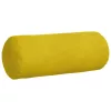 Hengerpárnák 2 pcs Sárga Ø 15 x 40 cm Bársonyos szövet