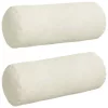 Hengerpárnák 2 pcs Krém Ø 15 x 40 cm Bársonyos szövet