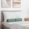 Hengerpárnák 2 pcs Tengeri Zöld Ø 15 x 40 cm Bársonyos szövet
