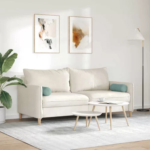 Hengerpárnák 2 pcs Tengeri Zöld Ø 15 x 40 cm Bársonyos szövet