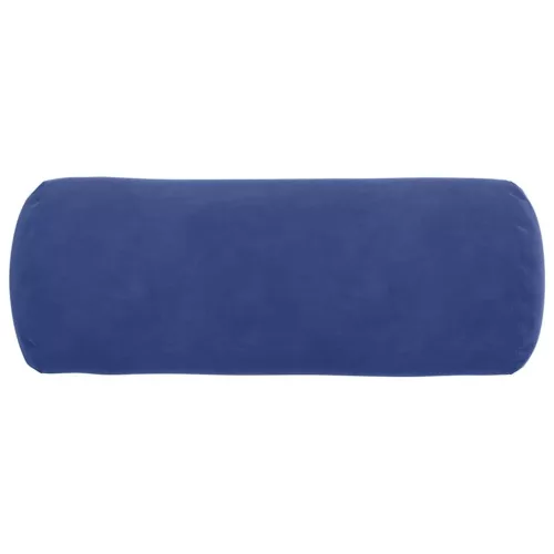 Hengerpárnák 2 pcs Rendőrségi kék Ø 15 x 40 cm Bársonyos szövet