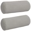 Hengerpárnák 2 pcs Világosszürke Ø 15 x 40 cm