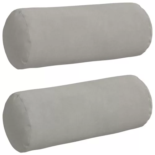 Hengerpárnák 2 pcs Világosszürke Ø 15 x 40 cm
