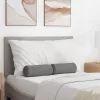 Hengerpárnák 2 pcs Sötétszürke Ø 15 x 40 cm Mikroszálas Szövet