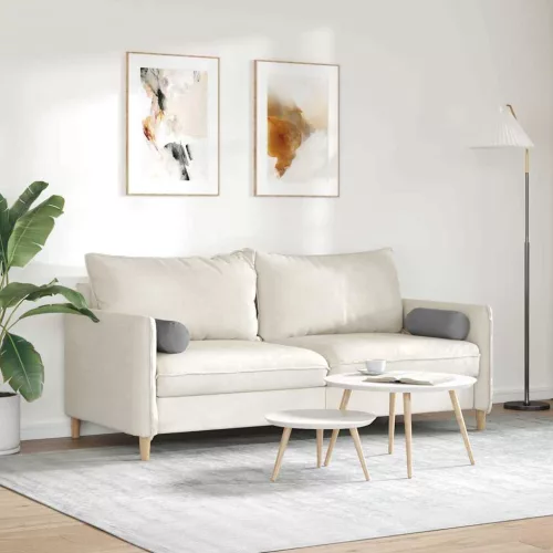 Hengerpárnák 2 pcs Sötétszürke Ø 15 x 40 cm Mikroszálas Szövet