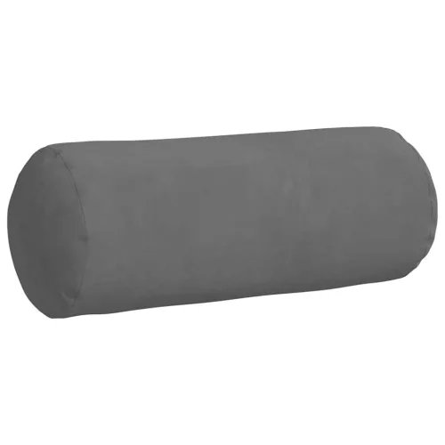 Hengerpárnák 2 pcs Sötétszürke Ø 15 x 40 cm Mikroszálas Szövet