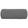 Hengerpárnák 2 pcs Sötétszürke Ø 15 x 40 cm Mikroszálas Szövet