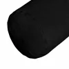 Hengerpárnák 2 pcs Fekete Ø 15 x 40 cm Mikroszálas Szövet