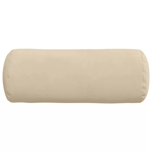 Hengerpárnák 2 pcs Krém Ø 15 x 40 cm Mikroszálas Szövet