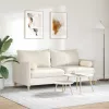 Hengerpárnák 2 pcs Bézs Ø 15 x 40 cm Mikroszálas Szövet