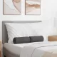 Hengerpárnák 2 pcs Sötétszürke Ø 15 x 40 cm Bársonyos szövet
