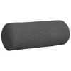 Hengerpárnák 2 pcs Sötétszürke Ø 15 x 40 cm Bársonyos szövet