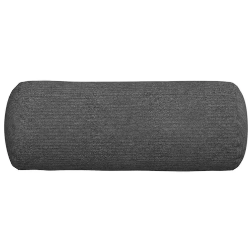 Hengerpárnák 2 pcs Sötétszürke Ø 15 x 40 cm Bársonyos szövet
