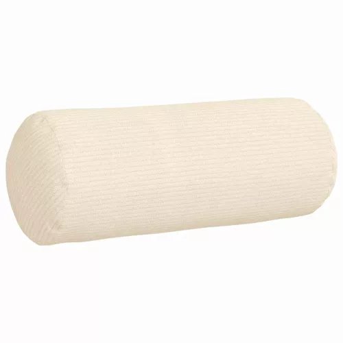 Hengerpárnák 2 pcs Krém Ø 15 x 40 cm Bársonyos szövet