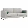 Hengerpárnák 2 pcs Sötétzöld Ø 15 x 40 cm Bársonyos szövet