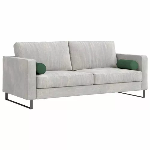 Hengerpárnák 2 pcs Sötétzöld Ø 15 x 40 cm Bársonyos szövet