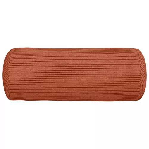 Hengerpárnák 2 pcs Piros Narancs Ø 15 x 40 cm Bársonyos szövet