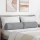 Hengerpárnák 2 pcs Világosszürke Ø 25 x 70 cm szövet