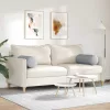 Hengerpárnák 2 pcs Világosszürke Ø 25 x 70 cm szövet