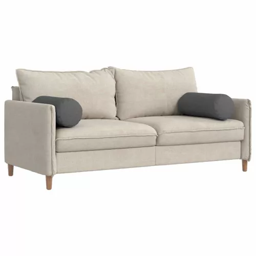 Hengerpárnák 2 pcs Sötétszürke Ø 25 x 70 cm szövet