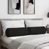 Hengerpárnák 2 pcs Fekete Ø 25 x 70 cm szövet