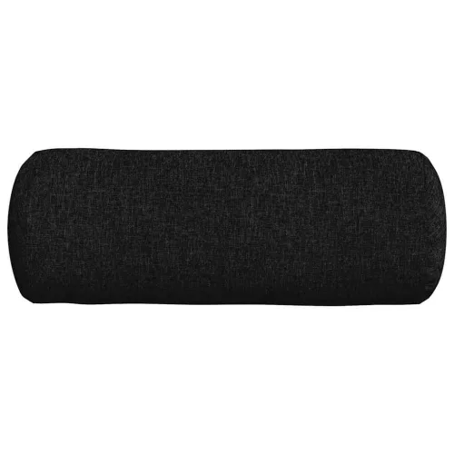 Hengerpárnák 2 pcs Fekete Ø 25 x 70 cm szövet