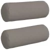 Hengerpárnák 2 pcs Tópszínű Ø 25 x 70 cm szövet