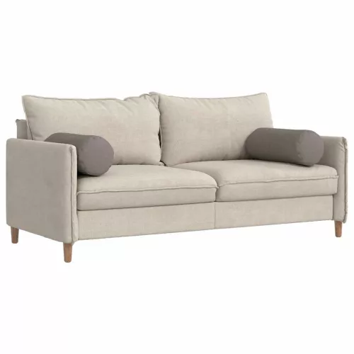 Hengerpárnák 2 pcs Tópszínű Ø 25 x 70 cm szövet