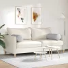Hengerpárnák 2 pcs Felhőszürke Ø 25 x 70 cm szövet