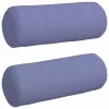 Hengerpárnák 2 pcs Farmerkék Ø 25 x 70 cm szövet