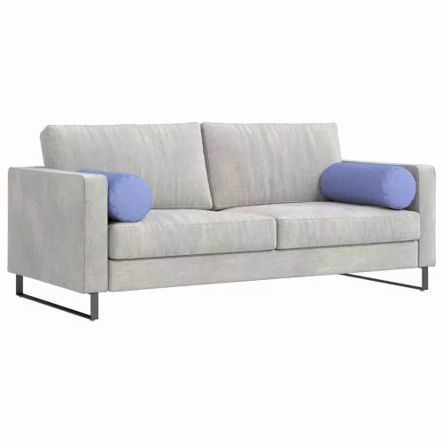 Hengerpárnák 2 pcs Farmerkék Ø 25 x 70 cm szövet